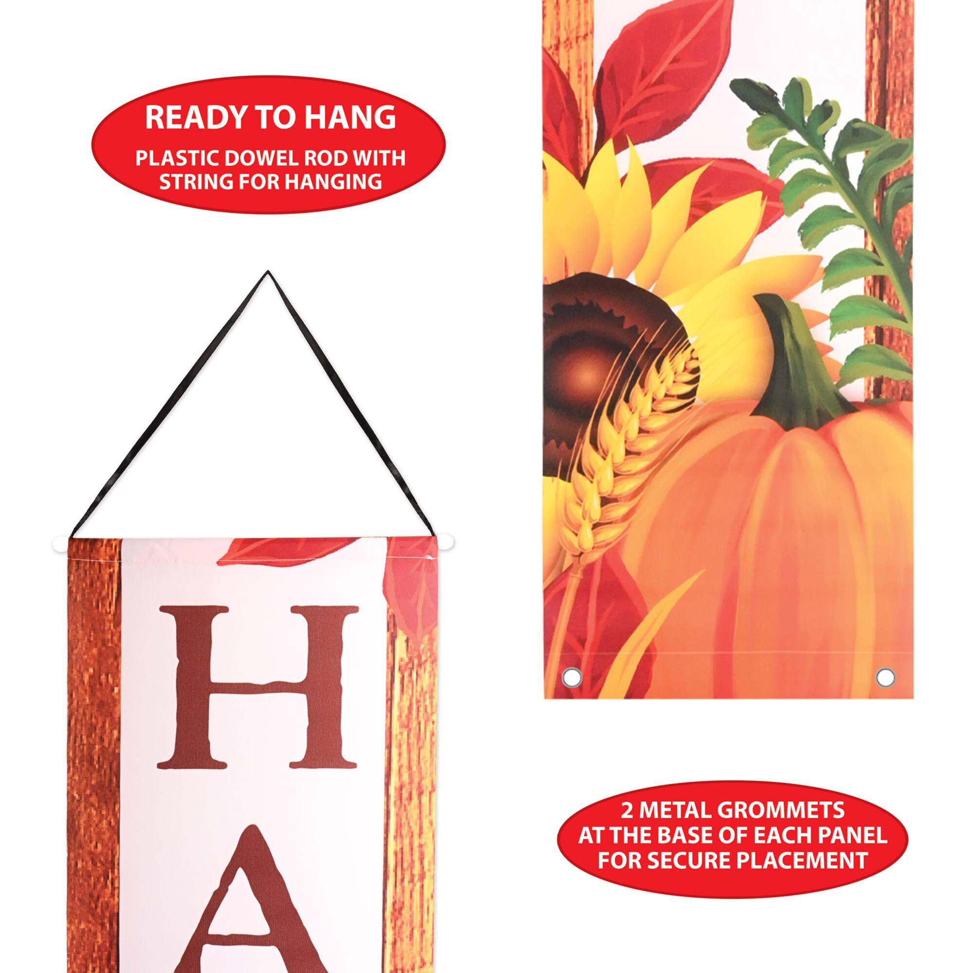 Beistle 6ft. Fall Fabric Door Panel Set, 2ct.